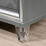Emmeline Bed Silver & White - R&R Furniture Gallery (Fountain Valley, CA)