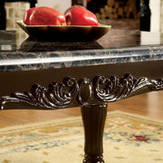 Brampton Espresso/Black Faux Sofa Table - R&R Furniture Gallery (Fountain Valley, CA)