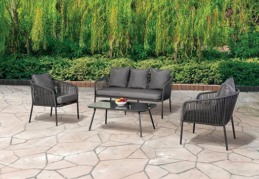 Myesha 4 Pc. Conversation Set - R&R Furniture Gallery (Fountain Valley, CA)