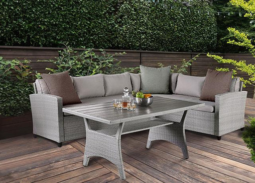 Kimara 3 & 5 Piece. Patio Dining Set - R&R Furniture Gallery (Fountain Valley, CA)