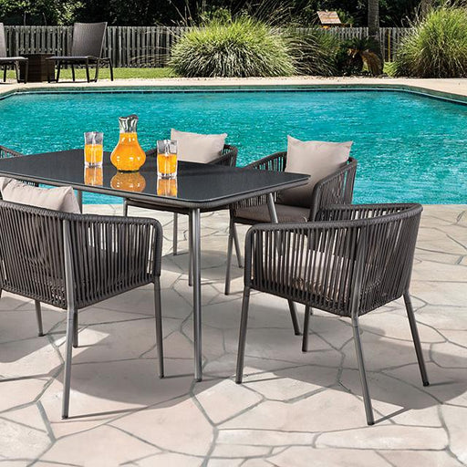 Tushari 8 Pc. Outdoor Dining Set - R&R Furniture Gallery (Fountain Valley, CA)