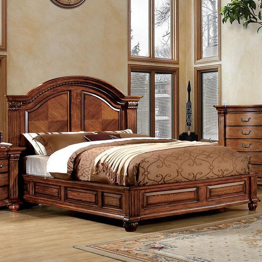 Bellagrand Bed Oak, Silver & Black - R&R Furniture Gallery (Fountain Valley, CA)