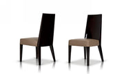 Noble Modern Dark Brown Veneer Chair — view 2
