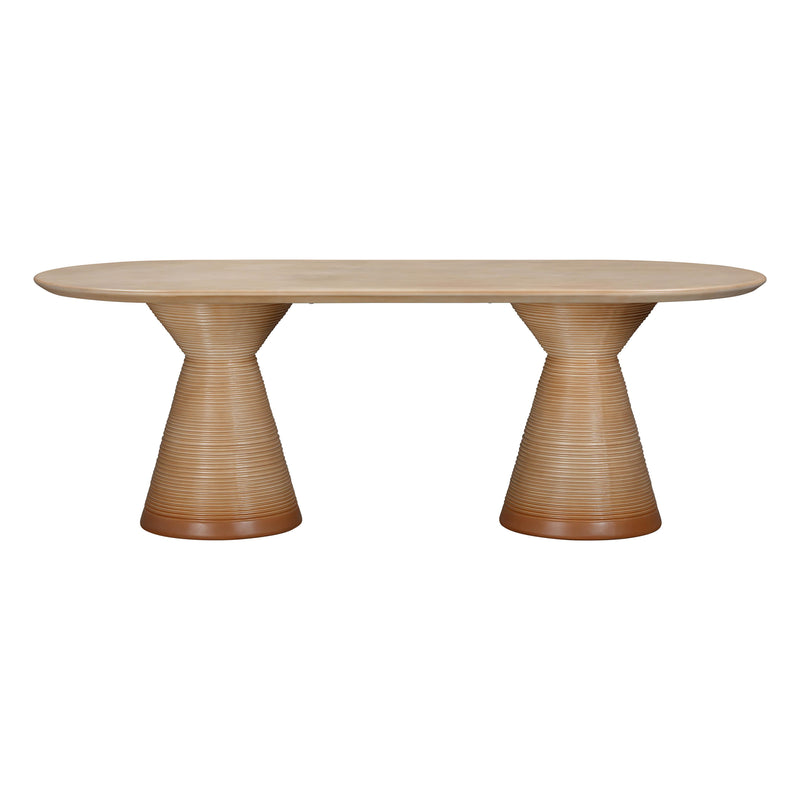 Fassa Terracotta Oval Indoor / Outdoor Dining Table