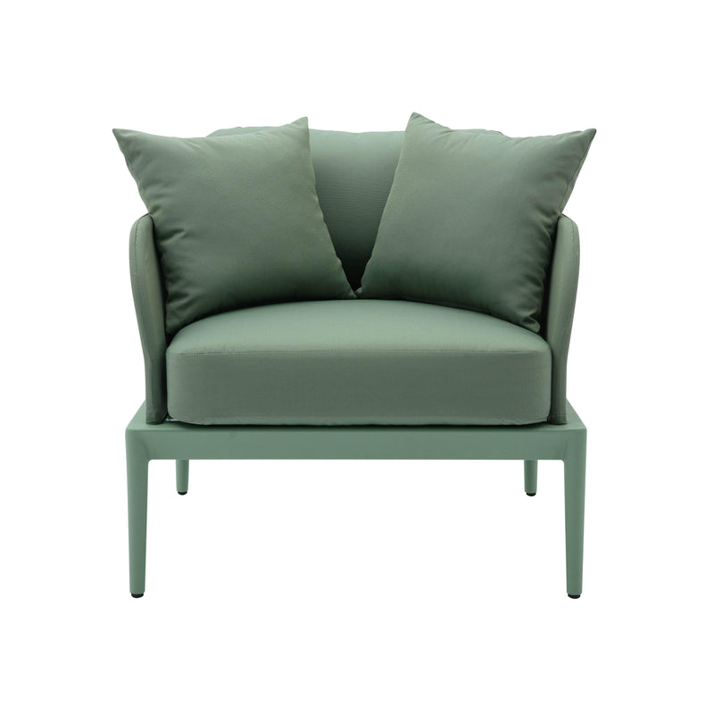 Kapri Moss Green Outdoor Armchair