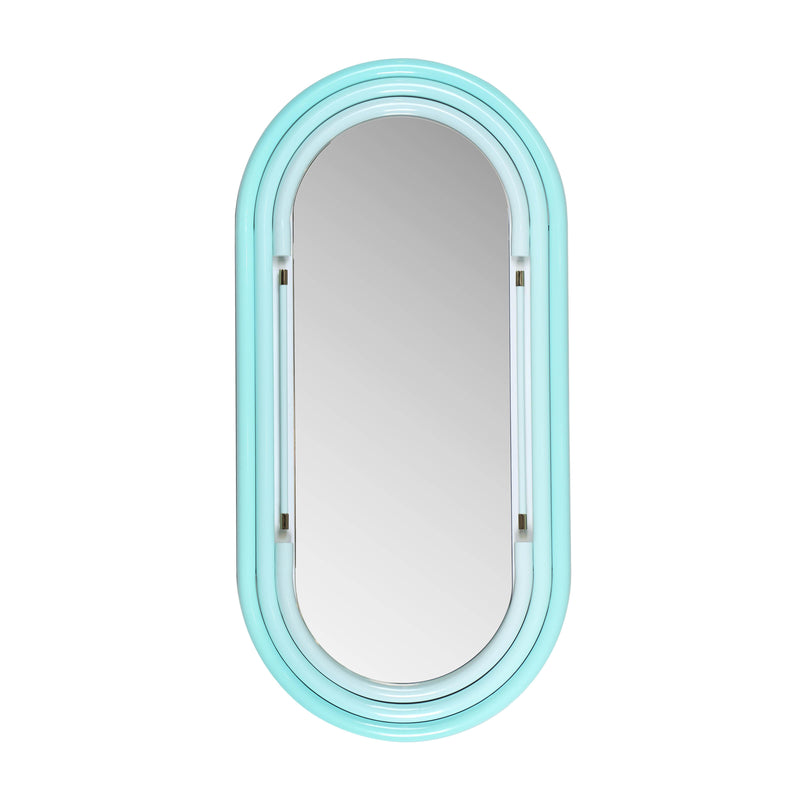 Neon Large Wall Mirror in Blue 9