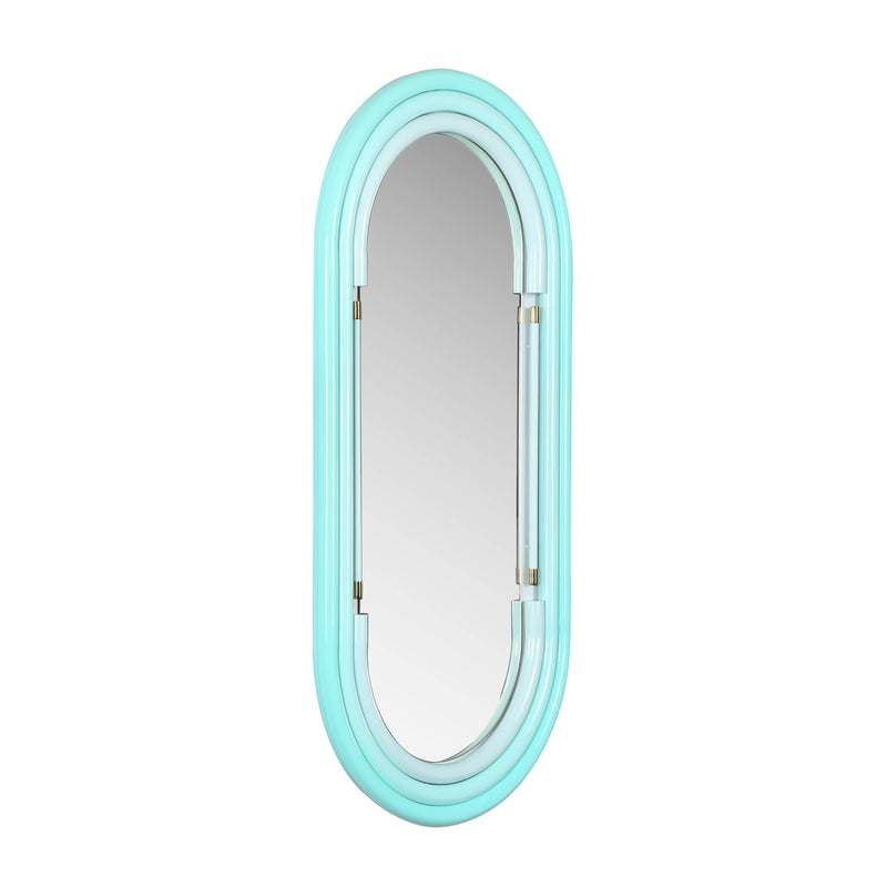 Neon Large Wall Mirror in Blue 9