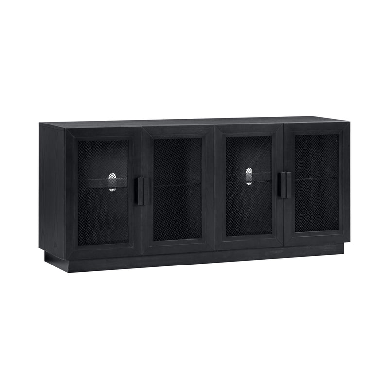 Nolan Black Wood Media Console
