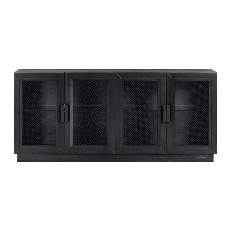 Nolan Black Wood Media Console
