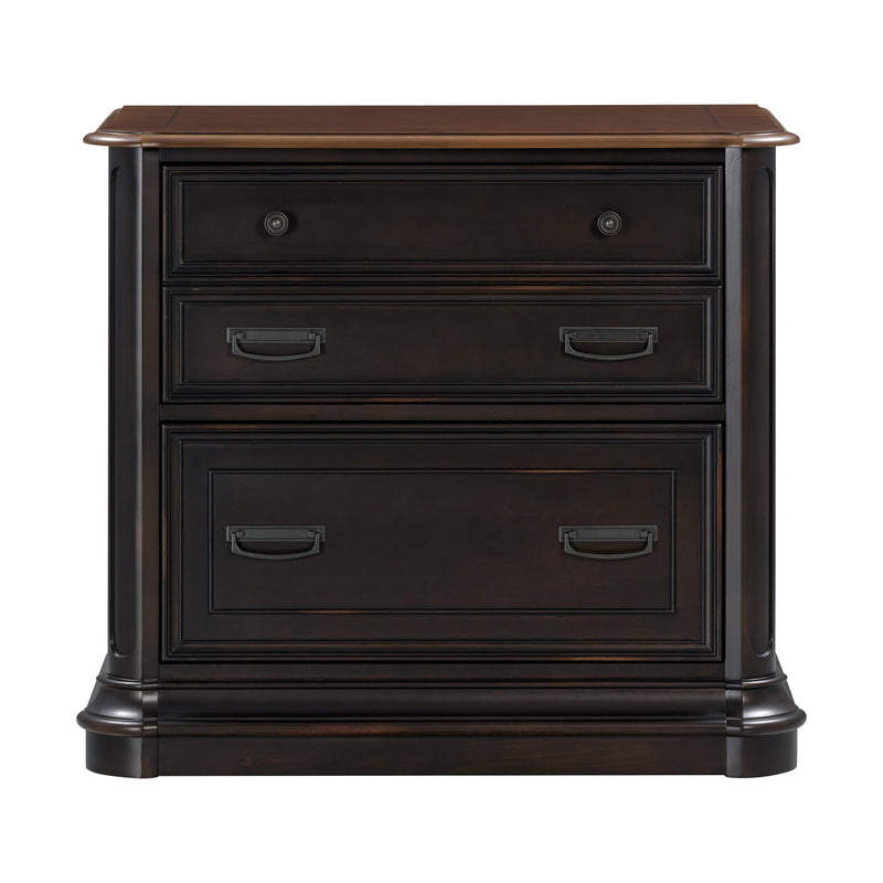Roanoke Black File Cabinet