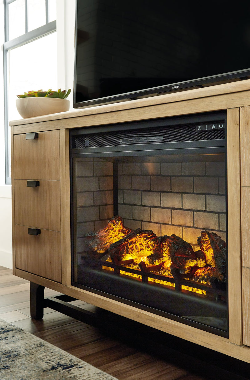 Entertainment Accessories Electric Infrared Fireplace Insert - R&R Furniture Gallery (Fountain Valley, CA)