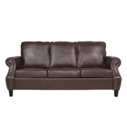 Contemporary 3 Seater Sofa With Nailhead Trim - R&R Furniture Gallery (Fountain Valley, CA)