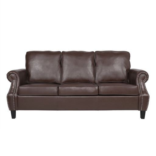 Contemporary 3 Seater Sofa With Nailhead Trim - R&R Furniture Gallery (Fountain Valley, CA)