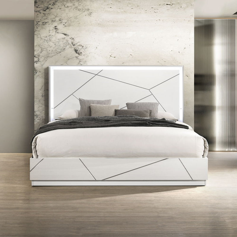 Esther - Bed With LED - R&R Furniture Gallery (Fountain Valley, CA)