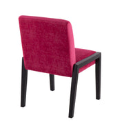 Set of two Lumi Source Carmen contemporary elegant design chairs with sleek upholstery and modern style.