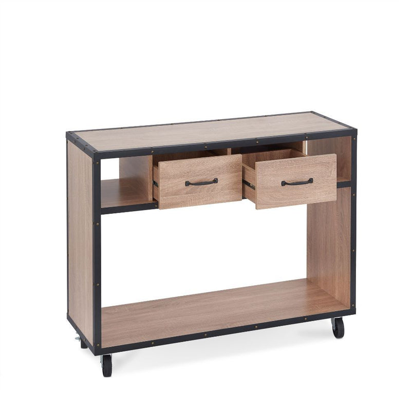 Bemis - Accent Table - Weathered Light Oak - R&R Furniture Gallery (Fountain Valley, CA)