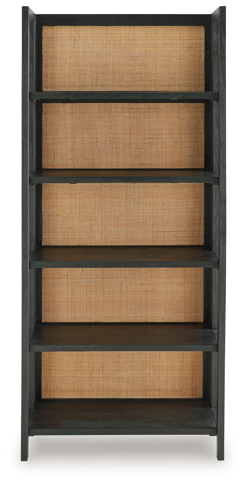 Abyard - Bookcase - Black / Natural - R&R Furniture Gallery (Fountain Valley, CA)