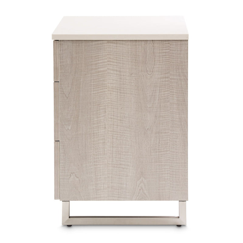 Marin - Nightstand - Beige - R&R Furniture Gallery (Fountain Valley, CA)