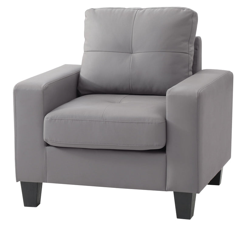 Glory Furniture accent club chair designed for relaxation with plush upholstery and a stylish, modern appearance.