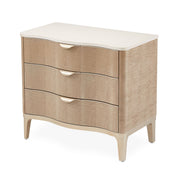 Malibu Crest - 3-Drawer Nightstand - Blush - R&R Furniture Gallery (Fountain Valley, CA)