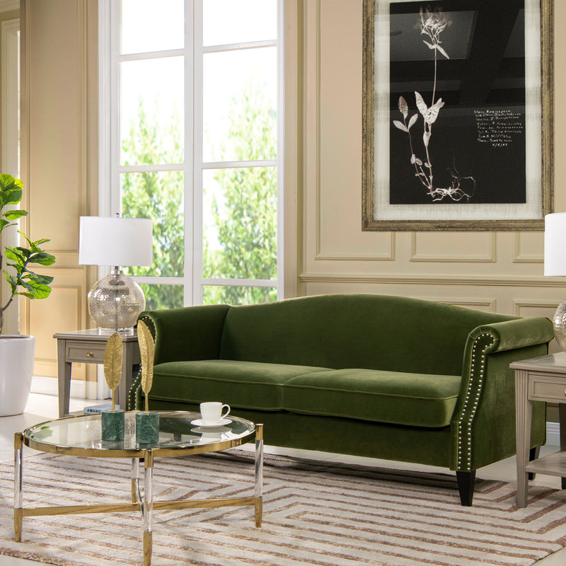 Elaine - Camel Back Small Space Sofa - R&R Furniture Gallery (Fountain Valley, CA)