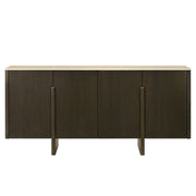 Davita - Server With Ceramic Top - Walnut - R&R Furniture Gallery (Fountain Valley, CA)