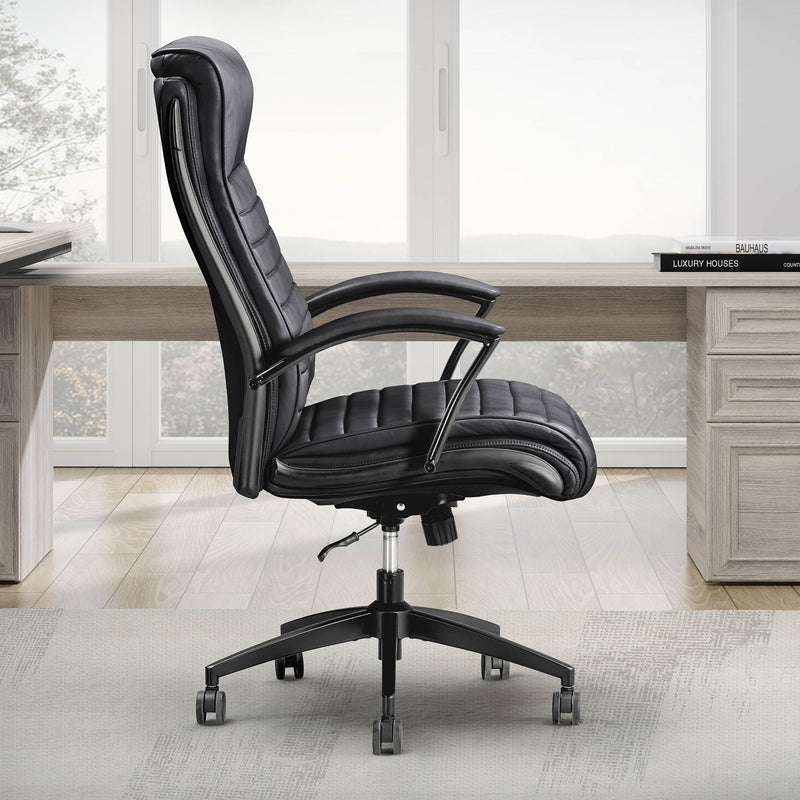 Dc#370 - Leather Desk Chair - R&R Furniture Gallery (Fountain Valley, CA)