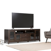 Cosmopolitan - Wide TV Media Stand - Mahogany Brown - R&R Furniture Gallery (Fountain Valley, CA)