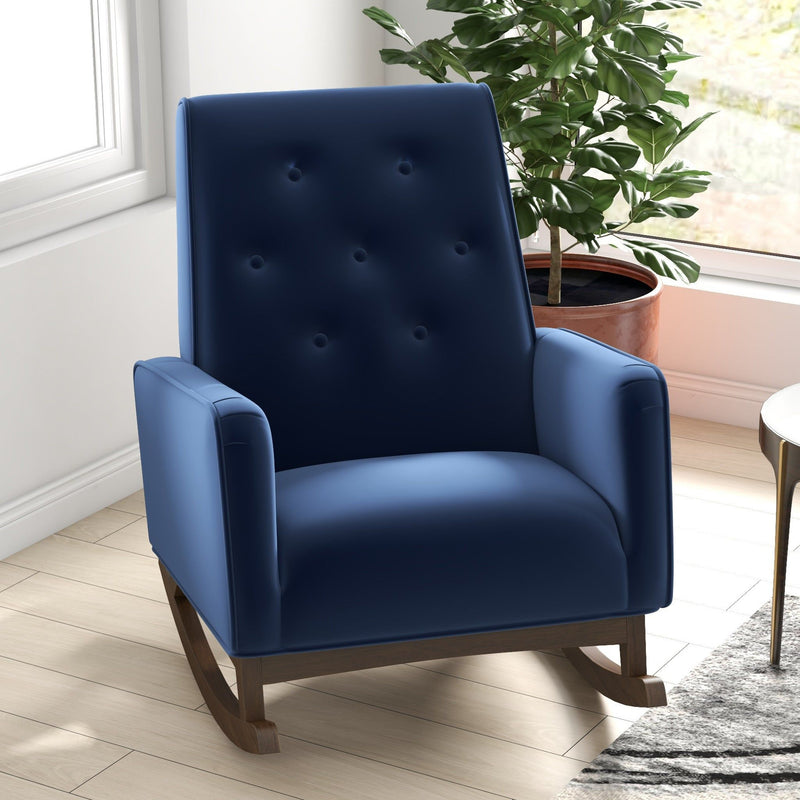 Demetrius - Solid Wood Rocking Chair - R&R Furniture Gallery (Fountain Valley, CA)