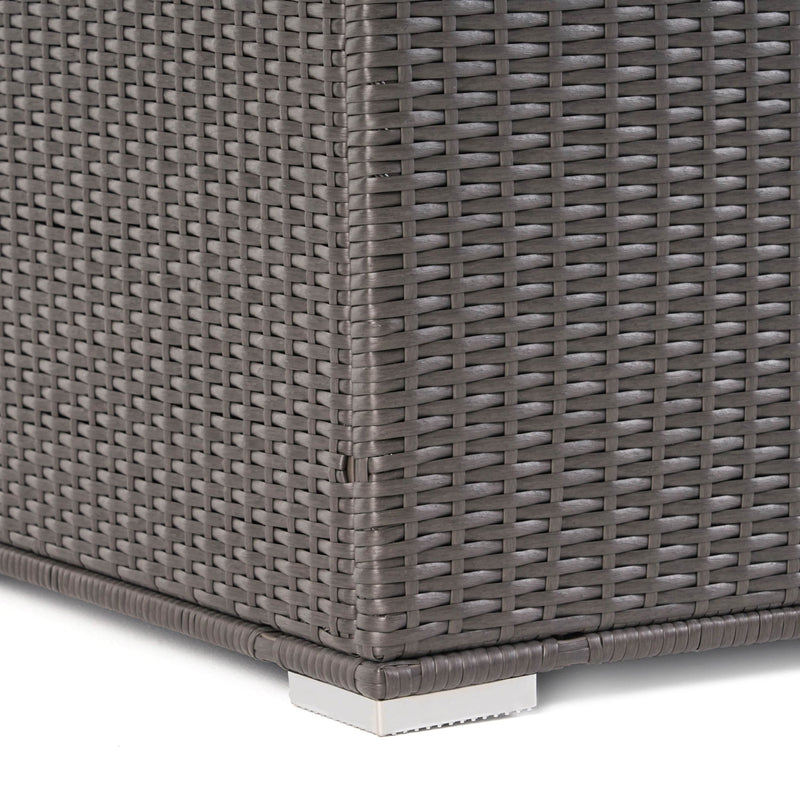 Santa Rosa storage table by Noble House featuring a sleek design with a spacious top and sturdy storage compartment.