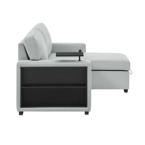 Tracey - Sofabed With Pullout - Silver