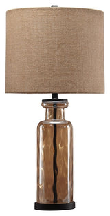 Laurentia - Glass Table Lamp  - Champagne - R&R Furniture Gallery (Fountain Valley, CA)