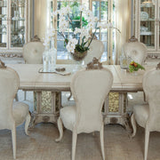 Platine de Royale - Rectangular Dining Table - Champagne - R&R Furniture Gallery (Fountain Valley, CA)