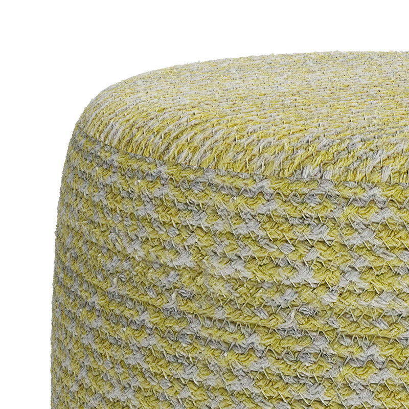 Bayley - Versatile Round Braided Pouf - R&R Furniture Gallery (Fountain Valley, CA)