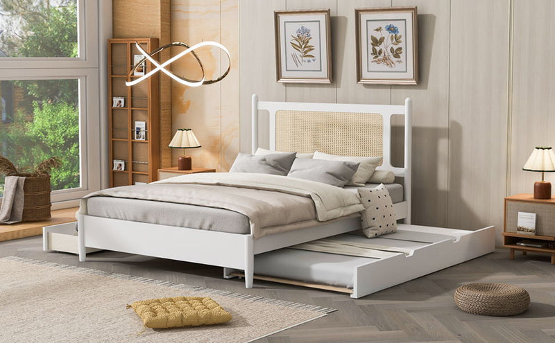 Platform Bed With 2 Big Drawers & Trundle - R&R Furniture Gallery (Fountain Valley, CA)