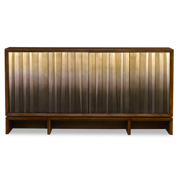 Ombre Luster - Console Table - Brass / Bronze / Woodtone