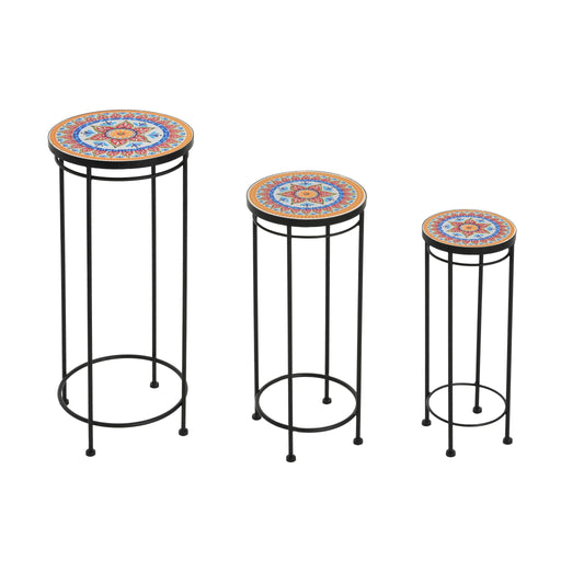 Wesley - Plant Stand - Black / Red - R&R Furniture Gallery (Fountain Valley, CA)