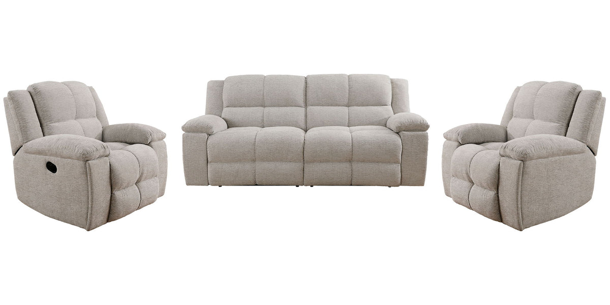 Buster - Manual Glider Reclining Sofa Set - R&R Furniture Gallery (Fountain Valley, CA)