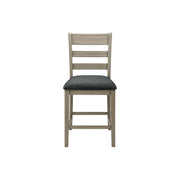 Counter Height Dining Chairs (Set of 2) - Antique Gray - R&R Furniture Gallery (Fountain Valley, CA)