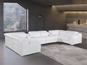 1116 - 8-Piece U-Shaped Sectional Sofa In With 4 Power Recliners & Power Headrest - R&R Furniture Gallery (Fountain Valley, CA)