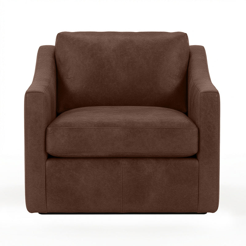 Classic Home Kipton swivel chair with a modern design, featuring a cushioned seat and backrest on a swivel base.
