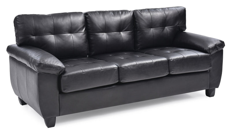 Comfortable stationary sofa by Glory Furniture with plush cushions and modern design, ideal for living room relaxation.