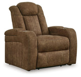 Wolfridge - Power Recliner/Adj Headrest - Brindle - R&R Furniture Gallery (Fountain Valley, CA)
