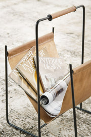Faronworth - Magazine Rack - Brown / Black - R&R Furniture Gallery (Fountain Valley, CA)