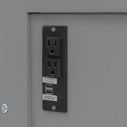 Murphy Bed With Desk, LED Lights & USB Charging Station - R&R Furniture Gallery (Fountain Valley, CA)