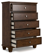 Danabrin - Five Drawer Chest - Brown - R&R Furniture Gallery (Fountain Valley, CA)