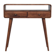 Solid Wood Curved Console Table - R&R Furniture Gallery (Fountain Valley, CA)