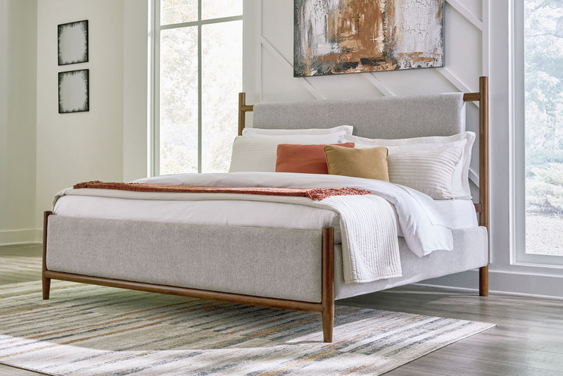 Lyncott - Upholstered Bedroom Set - R&R Furniture Gallery (Fountain Valley, CA)