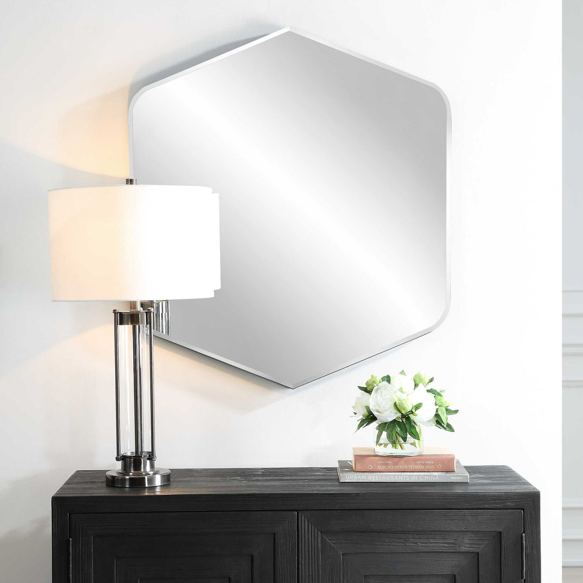 36" Mirror - White