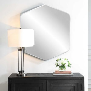 36" Mirror - White